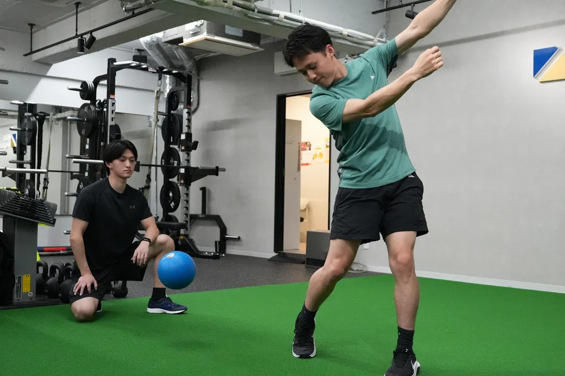 体幹の回旋動作のトレーニング