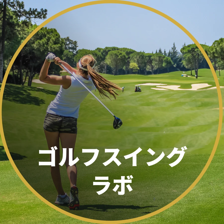 ゴルフスイングラボ：ゴルフスイングのイメージ